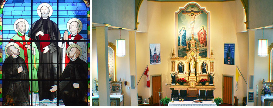 Inside photos of St. John's church